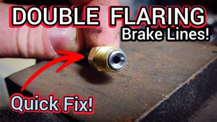 Do brake lines have to be double flared?