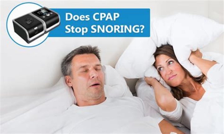 Do CPAP machines stop snoring?