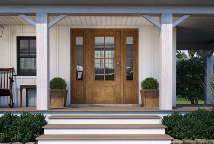 Do fiberglass doors look like wood?