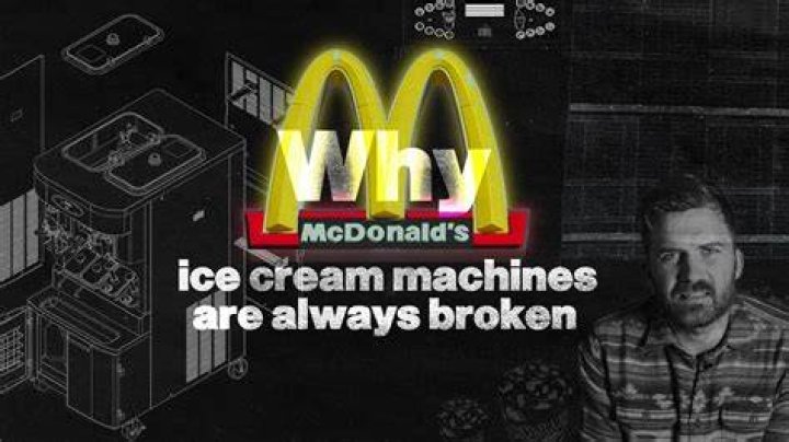 Do McDonalds ice cream machines actually break?