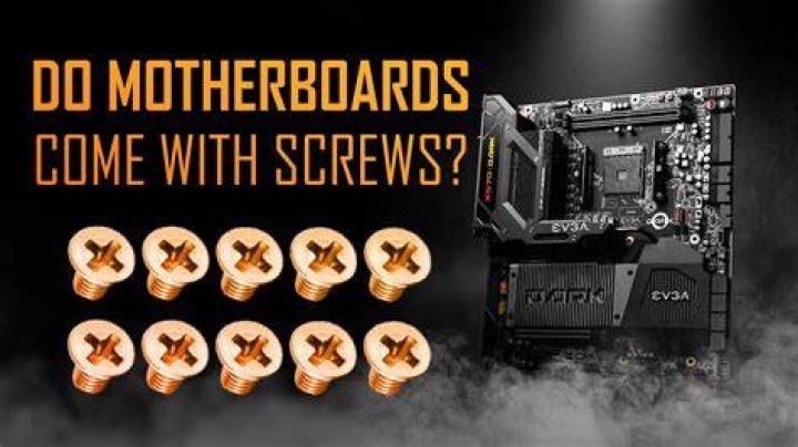 Do motherboard screws come with case?