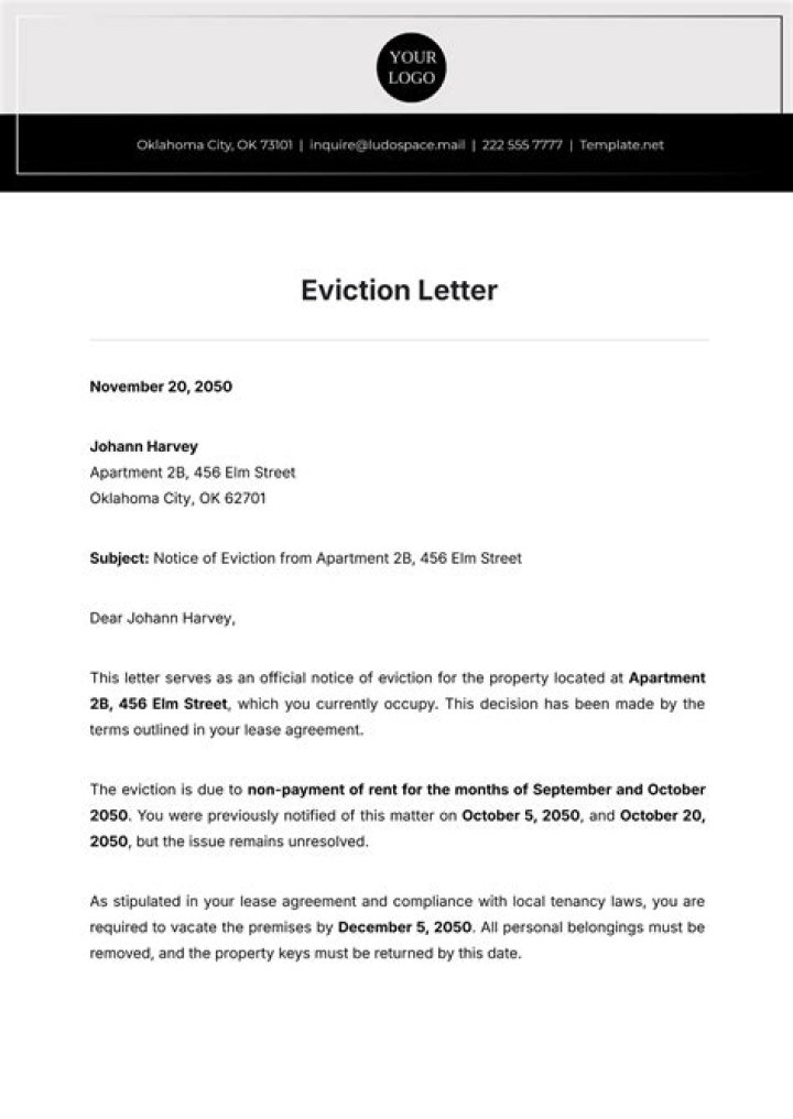 Do my parents have to give me an eviction notice?