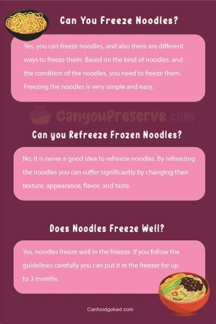 Do noodles freeze well?