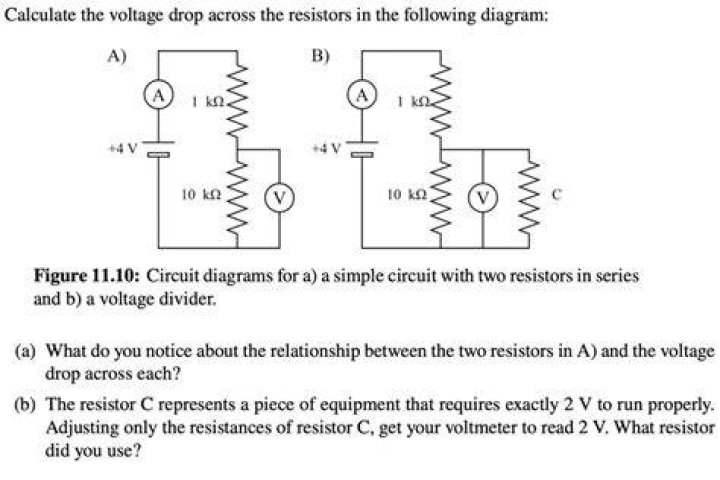 Do resistors cause a voltage drop?