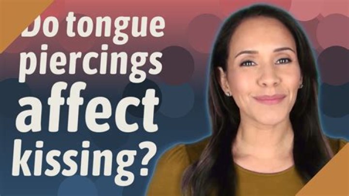 Do tongue piercings affect kissing?