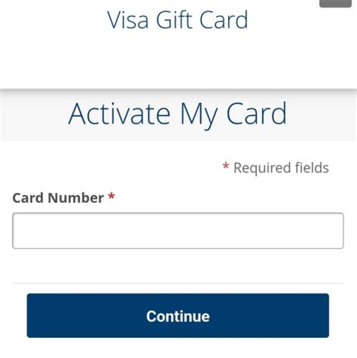 Do you have to call to activate a visa gift card?