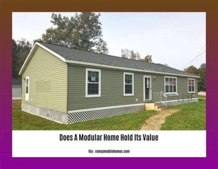 Does a modular home depreciate in value?