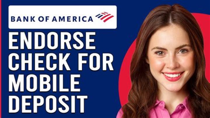 Does Bank of America accept endorse checks?