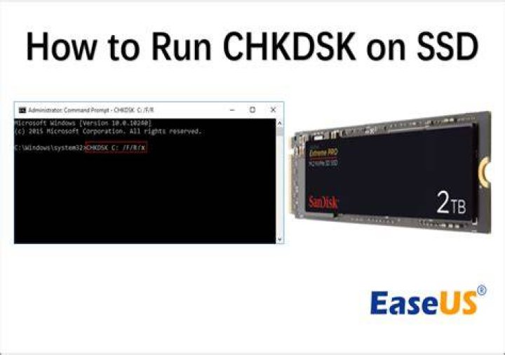 Does chkdsk work on SSD?