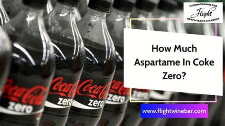 Does Coke Zero contain aspartame?