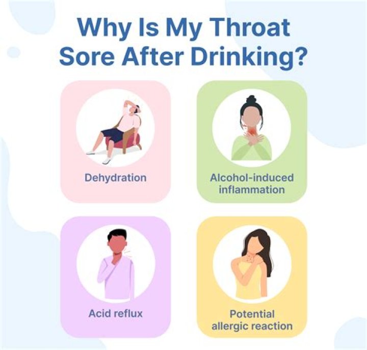Does cold drinks make sore throat worse?