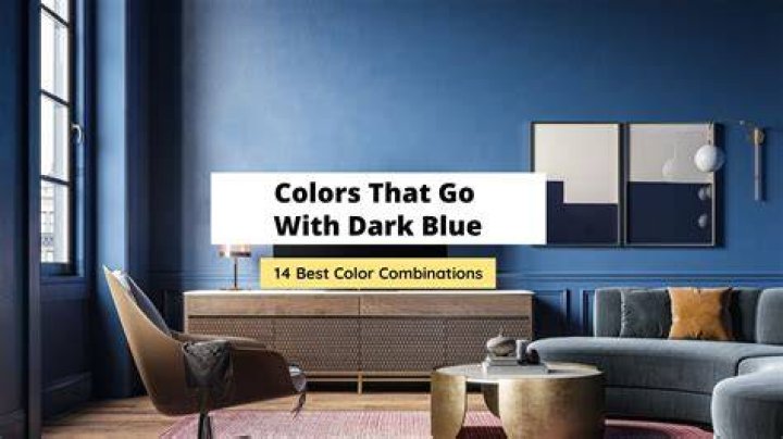 Does dark blue go with black?
