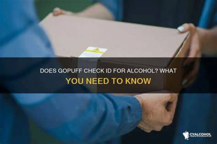 Does goPuff card for alcohol?