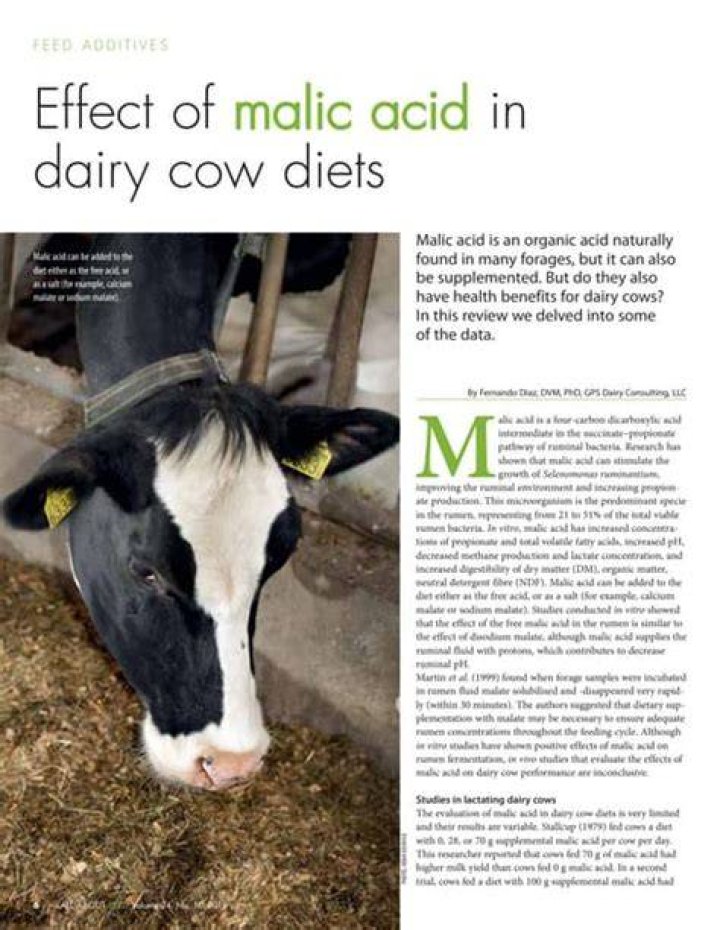 Does malic acid contain dairy?