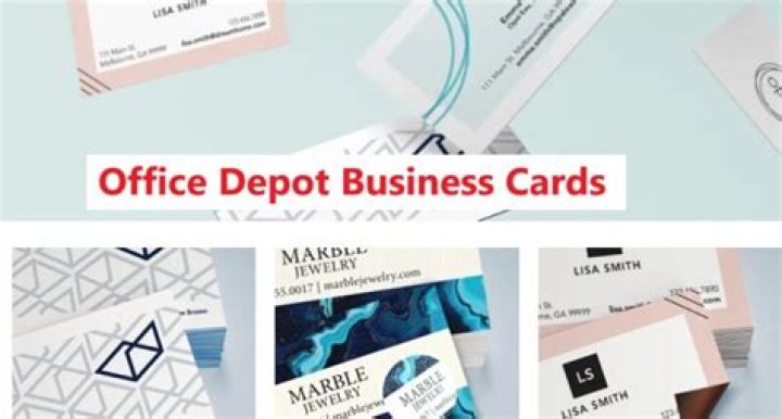 Does Office Depot make business cards?