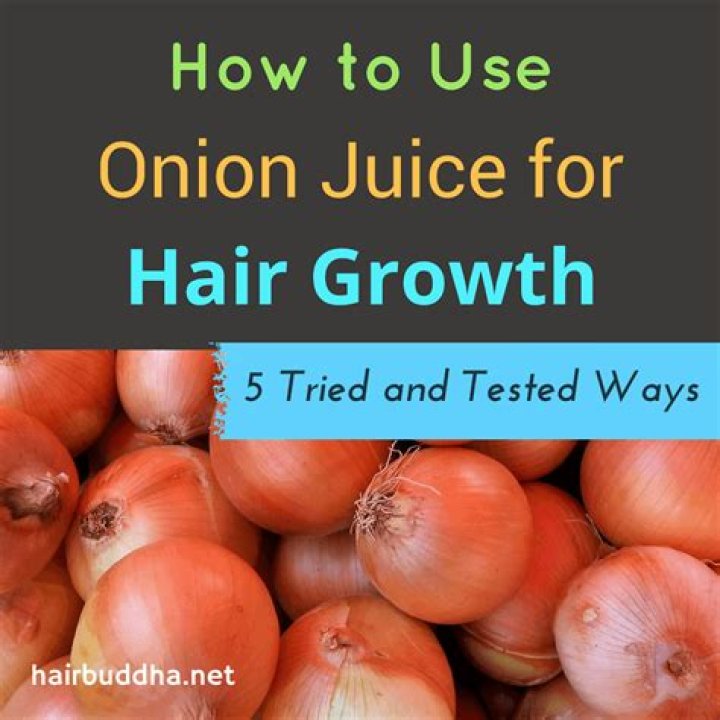 Does onion juice make hair grow faster?