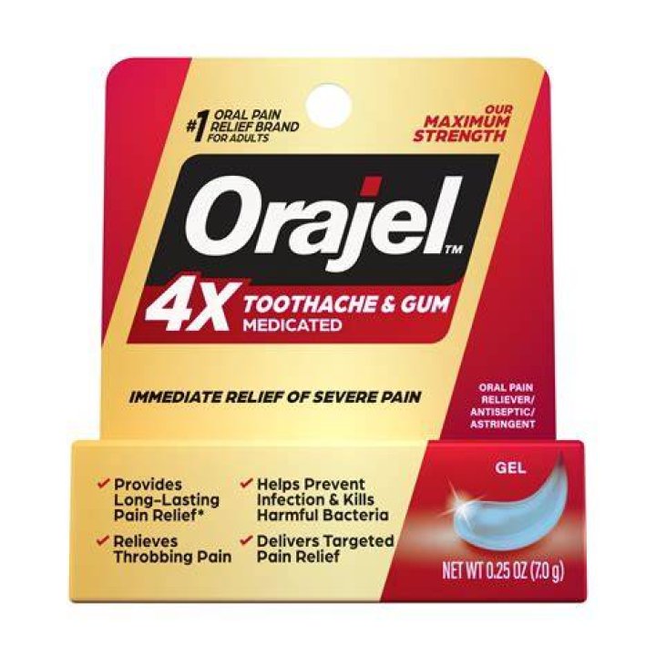 Does Orajel work for cavity pain?