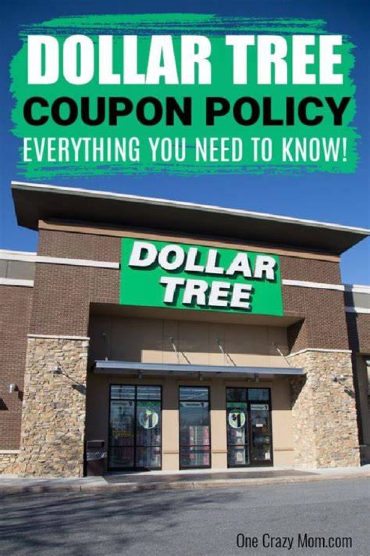 Does the Dollar Tree take coupons?