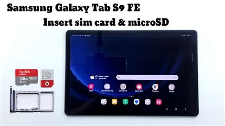 Does the Samsung Tab A have a SIM card slot?