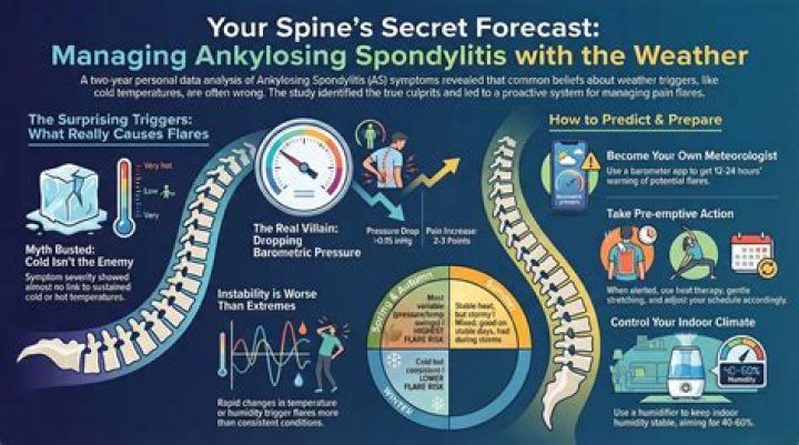 Does the weather affect ankylosing spondylitis?