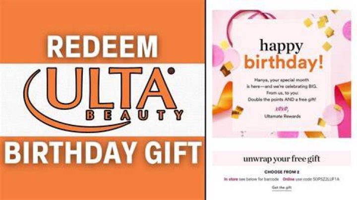 Does Ulta give birthday gift 2019?