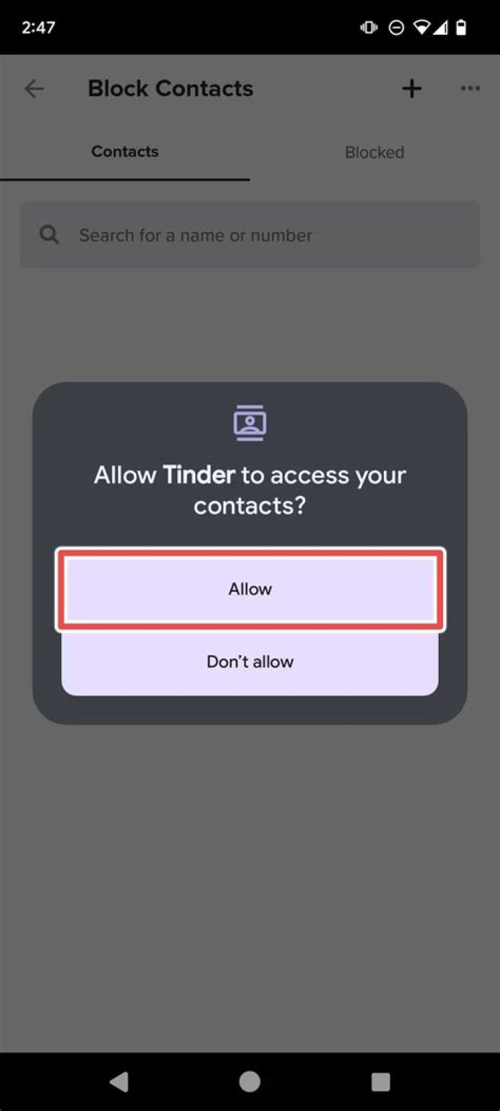 Does Unmatching on tinder block the person?