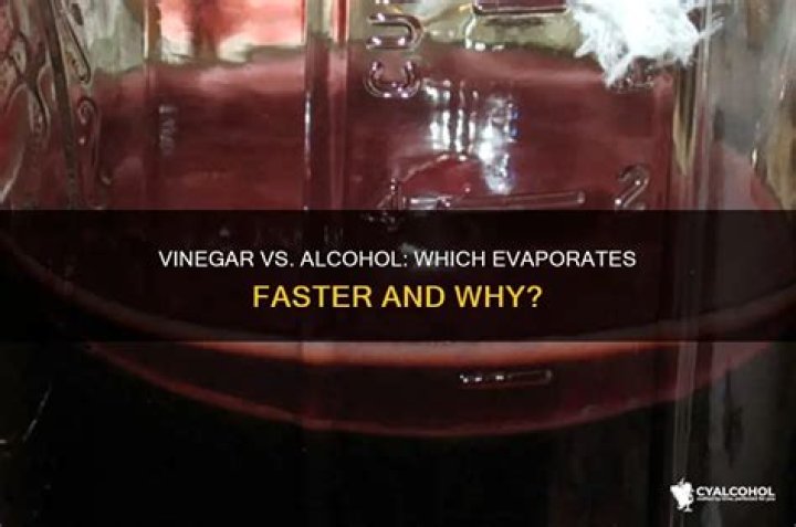 Does vinegar evaporate fast?