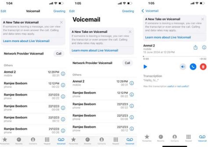 Does voicemail work India?