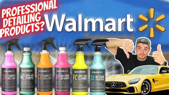 Does Walmart do auto detailing?