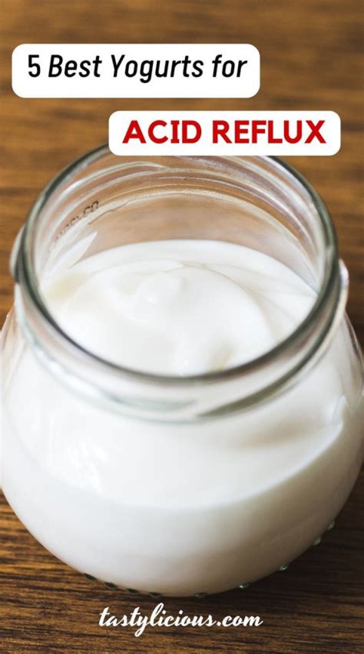 Does yogurt help reflux?