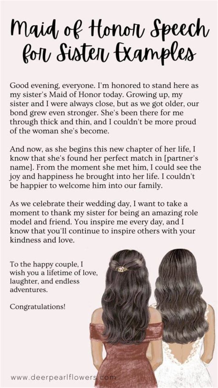 Does your sister have to be your maid of honor?