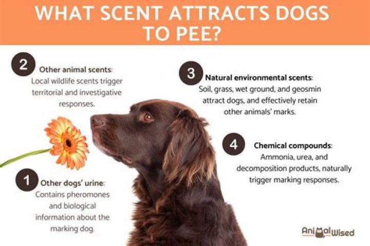 How can I attract my dog to pee?