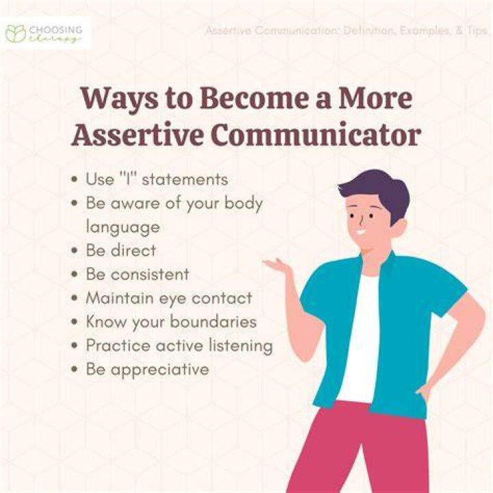 How can I be assertive in communication?