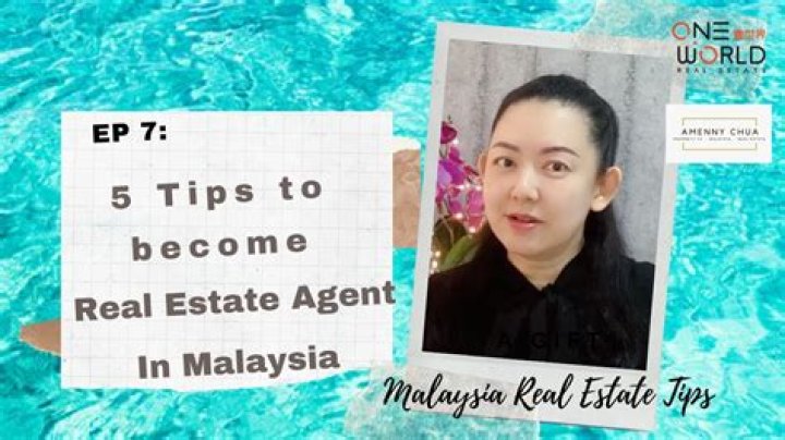 How can I become a successful real estate agent in Malaysia?