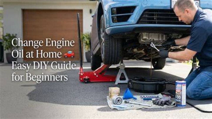 How can I change my engine oil at home?