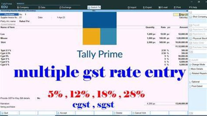 How can I change my GST number in Tally ERP 9?