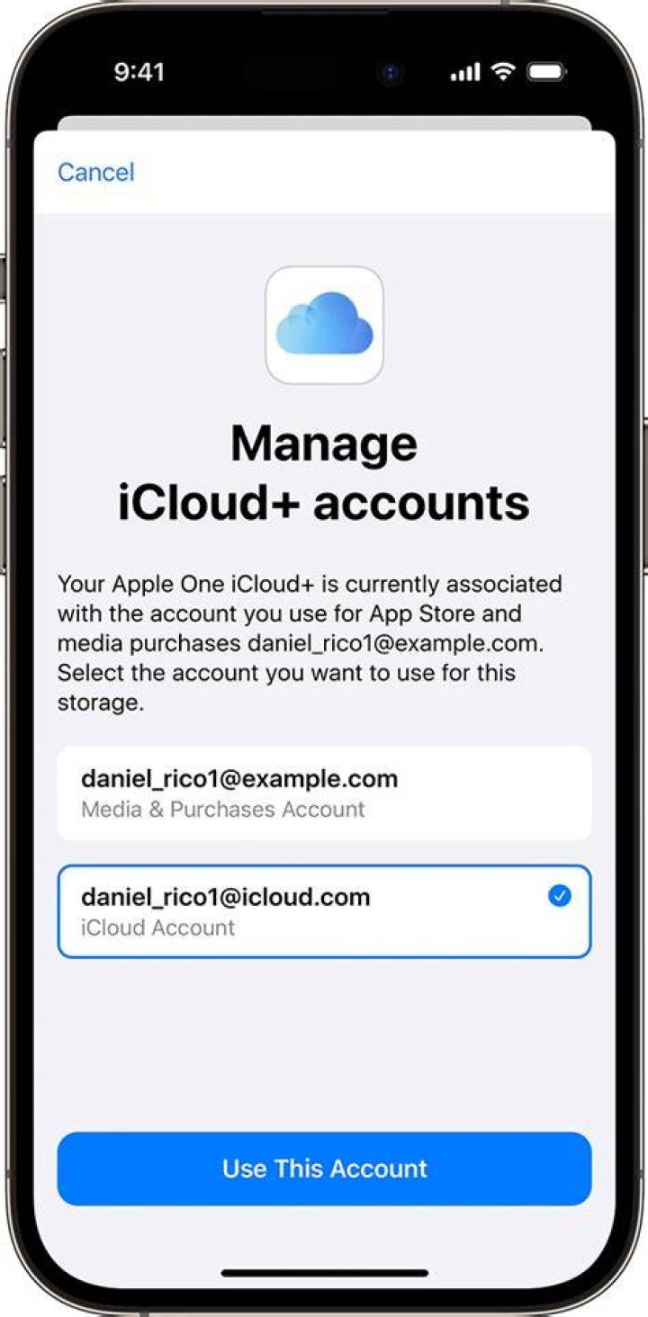 How can I check my iCloud account?