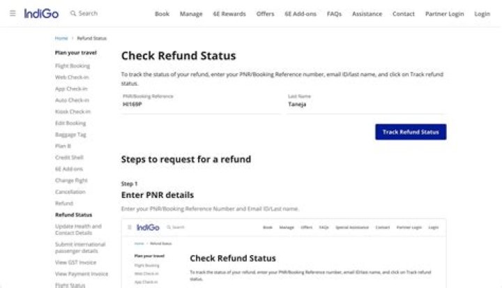 How can I check my IndiGo booking reference?