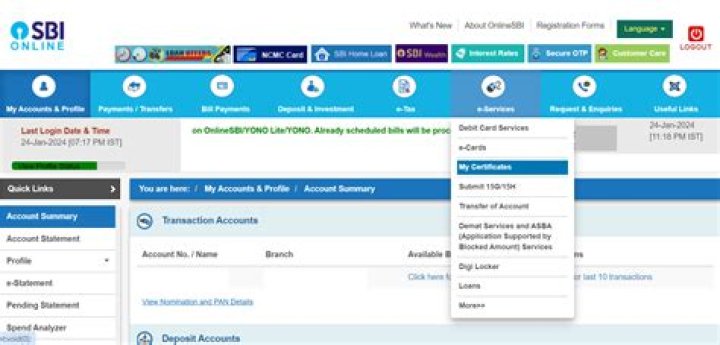 How can I close my SBI home loan account online?
