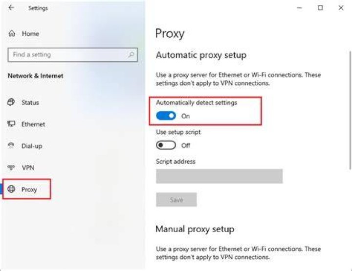 How can I fix the Proxy Server Error in Windows 10?