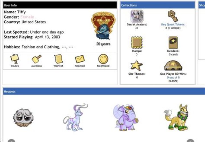 How can I get into my old Neopets account?