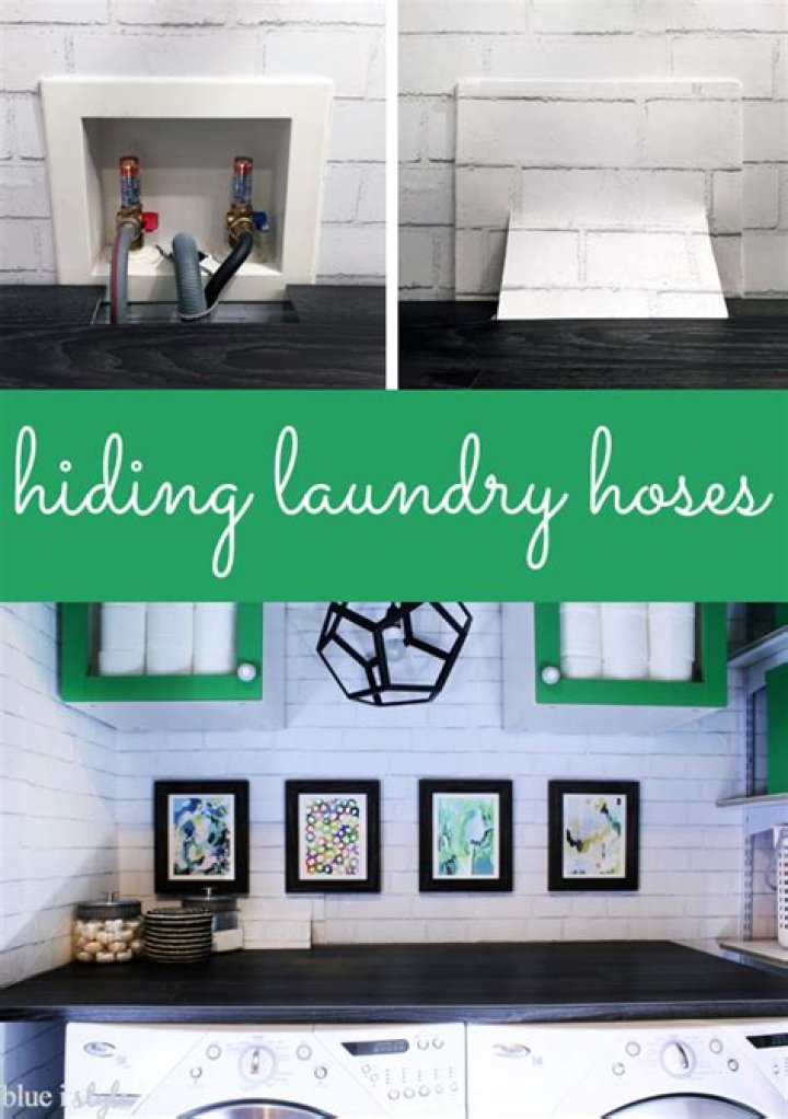 How can I hide my laundry room?