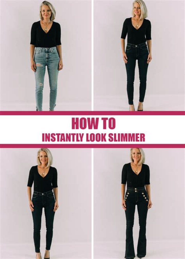 How can I make my clothes look thinner in winter?