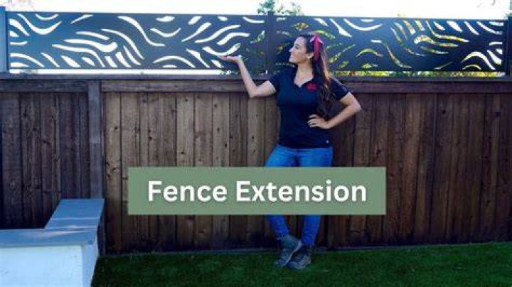 How can I make my existing fence higher?