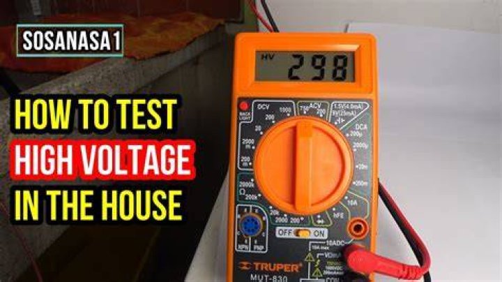 How can I prevent high voltage in my house?