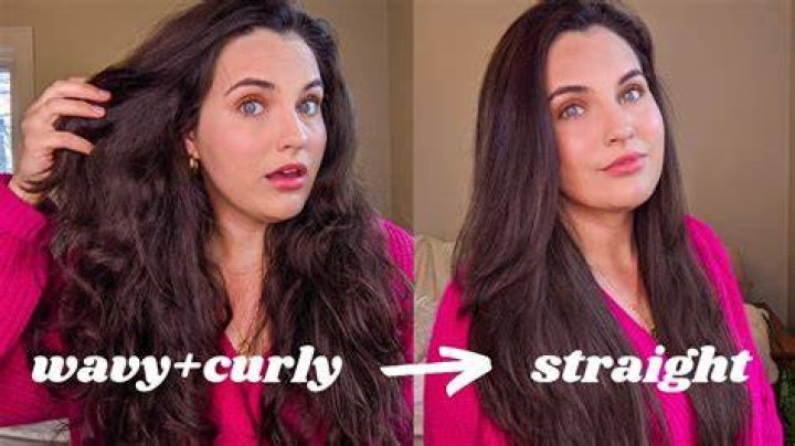 How can I straighten my front hair naturally?