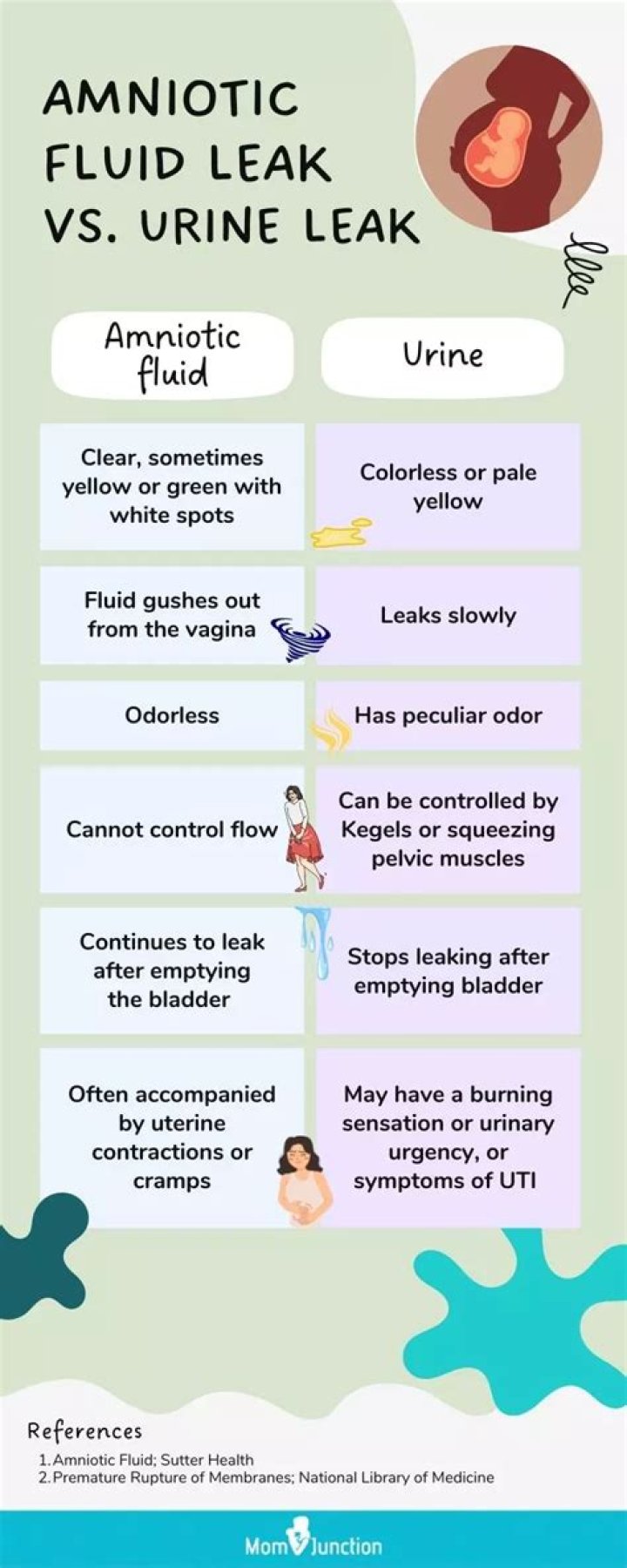 How can I test at home if my leak is amniotic fluid?