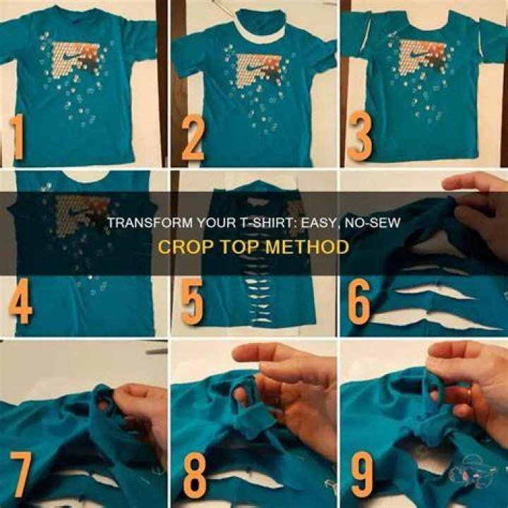 How can you make a shirt without sewing?