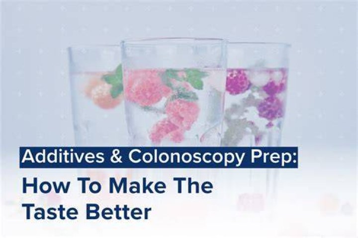 How can you make colonoscopy prep taste better?