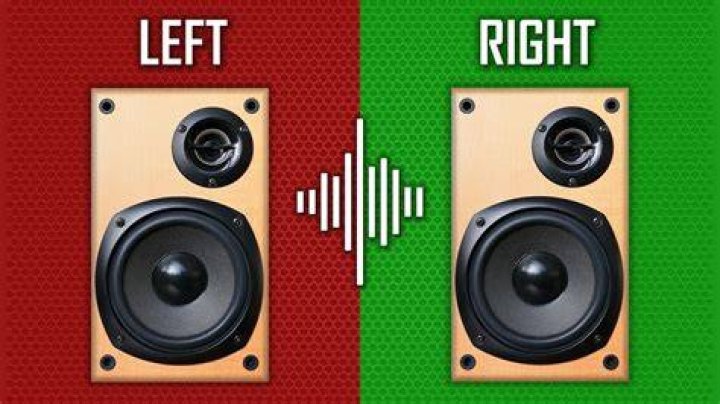 How can you tell left and right speakers?
